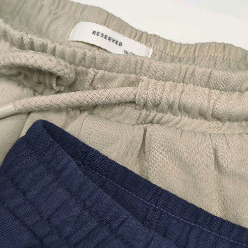 Shorts like new, pack of 3, size 116, black, beige, blue