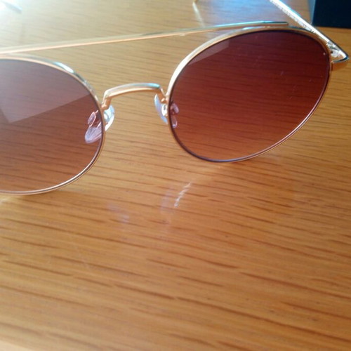 H&M aviator sunglasses gold like new