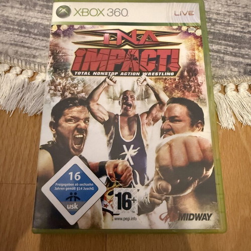 TNA Impact Xbox 360 game non-working, used