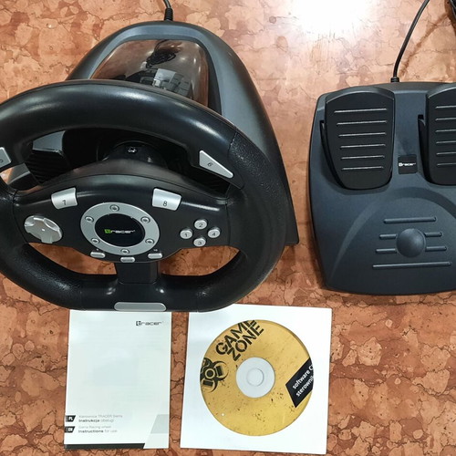Tracer Sierra Steering Wheel with Pedals for PC New