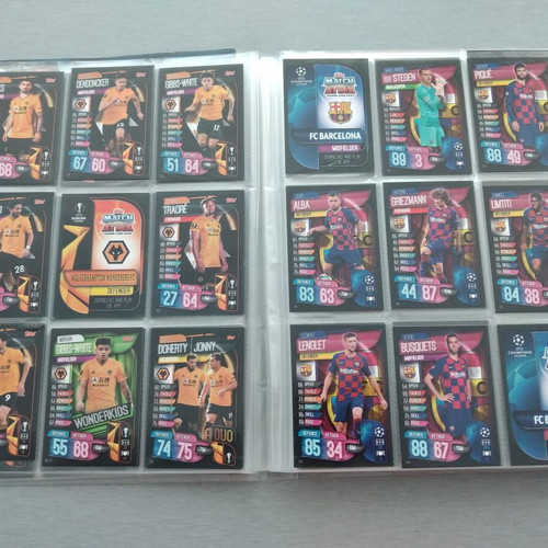 UEFA Champions League Topps Match Attax Season 19/20 trading cards bundle used