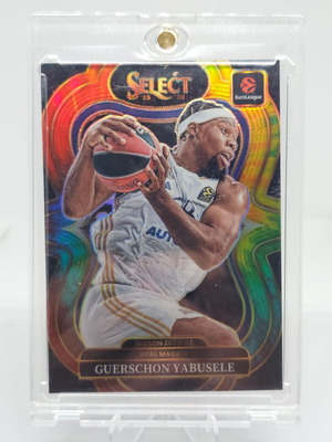 Guerschon Yabusele Tie Dye Prizm 06/25 Panini Select EuroLeague card 2025/26
