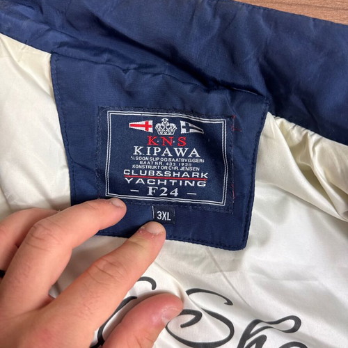 Tace & Shark Yachting Jacket 3XL Navy Blue like new