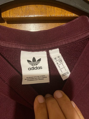 Adidas purple sweatshirt size S