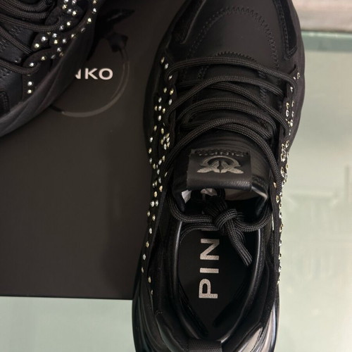 Pinko Ariel 28 sneakers new, black size 36 with rhinestone details