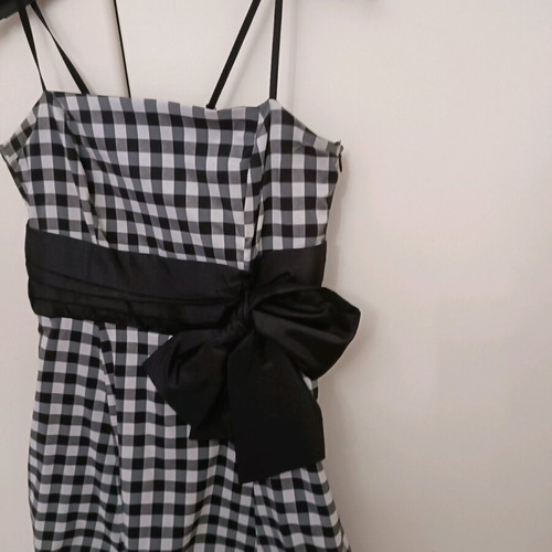 Evening dress with petticoat like new, size M
