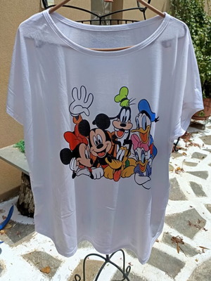 Short-sleeve shirt "Mickey and Friends" one size new