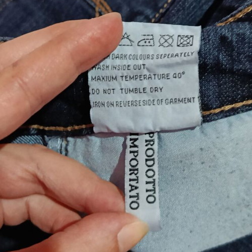 Classic women's jeans, size S, dark blue