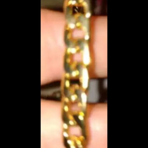 Standard Chain Necklace new, gold tone, 46 cm length
