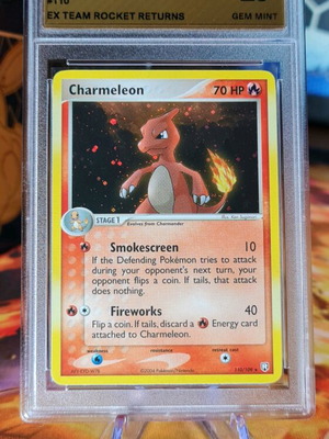 2004 Charmeleon Holo #110 Ex Team Rocket Returns Pokemon