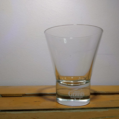 Grant's whiskey glasses used, set of 2 collectible glass