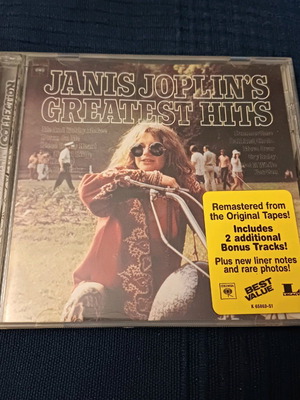 Janis Joplin's Greatest Hits CD άλμπουμ συλλογή σαν καινούργιο, rock