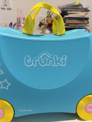 Trunki Una Unicorn Kids Cabin Suitcase 31x46x20.5cm Blue, new