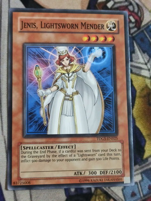 Jenis Lightsworn Mender Effect Monster κάρτα σαν καινούργιο
