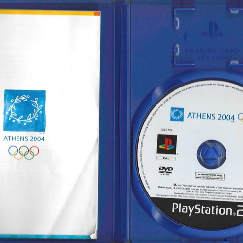 Athens 2004 PlayStation 2 game like new