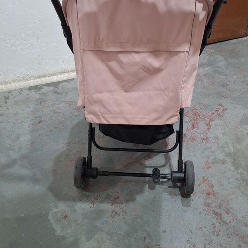 Bebe Stars City baby stroller like new, powder pink with footmuff