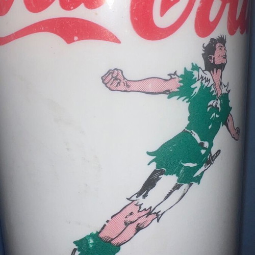 Hambo Coca Cola Hook collectible cup 1990, hard plastic, 22cm