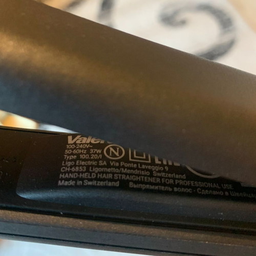Valera Swiss'X Agility Ionic hair straightener like new