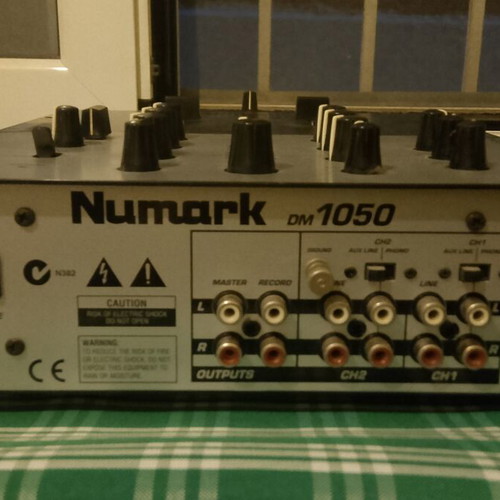 Numark DM-1050 mixer used, 2-channel