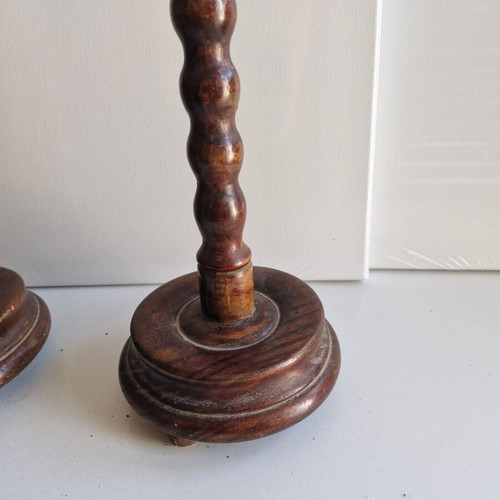 Wooden floor support bases like new, set of 2 pieces