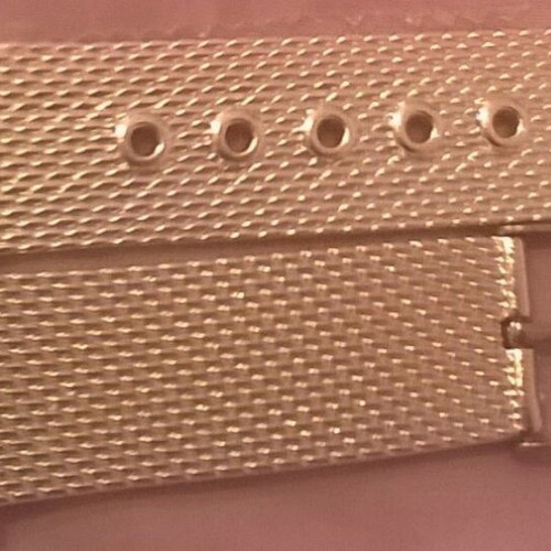 Watch Strap 20mm silver plastic new for women