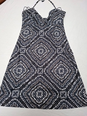 Midi dress H&M used, black size M