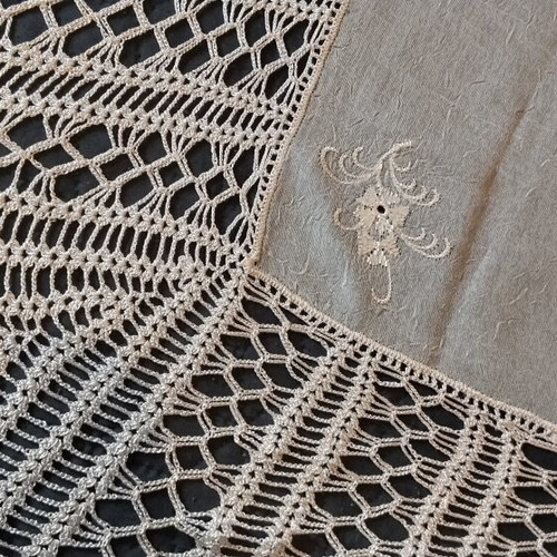 Square Handmade Table Doily new, 1.10×1.10cm