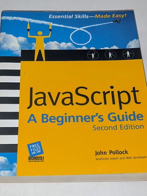 JavaScript book Papasotiriou like new, in English