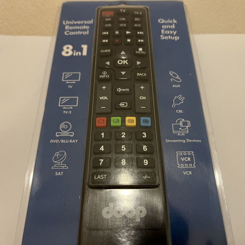 Doop 8-in-1 universal remote control, sealed
