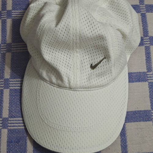 Nike vintage hat used, white, one size