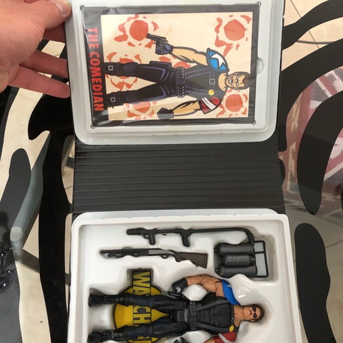 Watchmen The Comedian Matty Collector Club Black Freighter Deluxe figure new