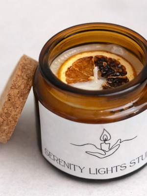 Serenity Lights Studio winter candle new