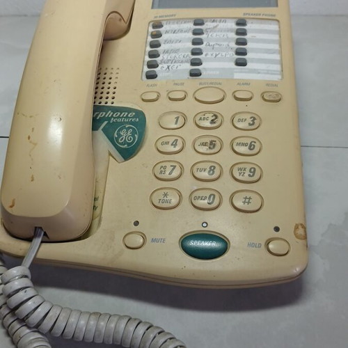 Home phone used, corded