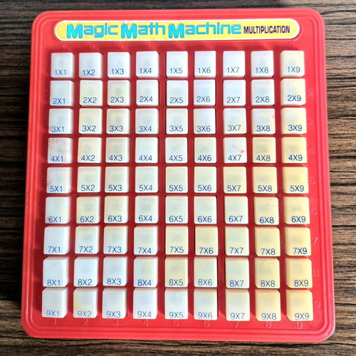 Magic Math Machine used multiplication math tool 1988