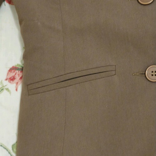 Hype brown open jacket like new, size S
