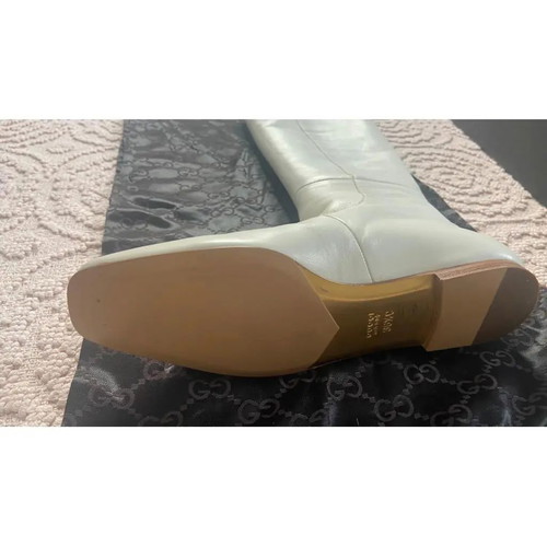 Gucci women's boots new, white, size 36.5
