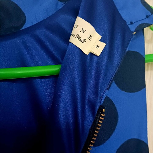 BSB dress blue with navy polka dots like new, size Small (XS)