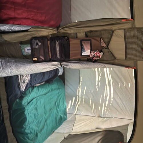 Terra Family 4/7 camping tent with two rooms and porch