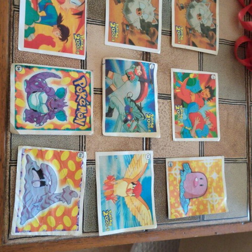 Pokemon vintage stickers set of 9, new