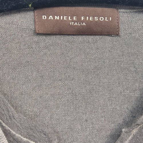 Daniele Fiesoli 100% extrafine merino sweater like new, brown