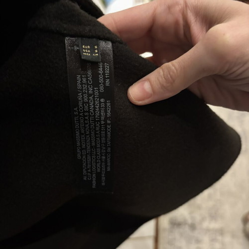 Massimo Dutti oversized coat like new, brown, size S