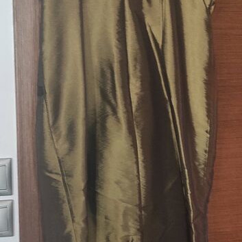 Evening dress khaki-gold No 42 like new