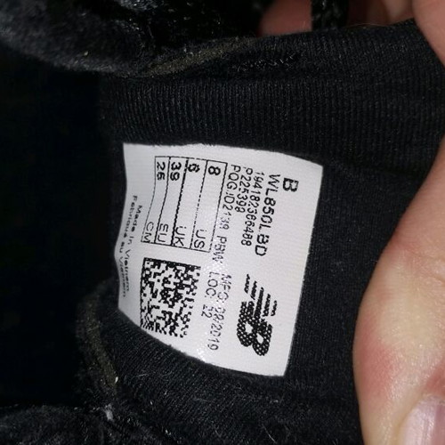 New Balance 850 sneakers like new, size 39, black
