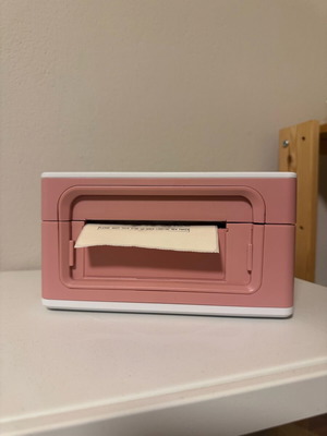 Munbyn label printer pink color new
