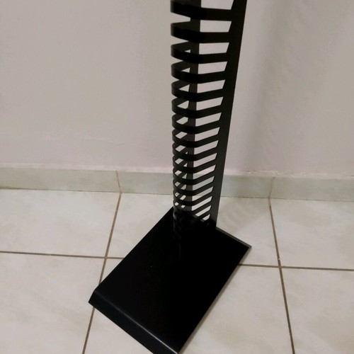 CD stand metal floor holder like new, black, 45 slots