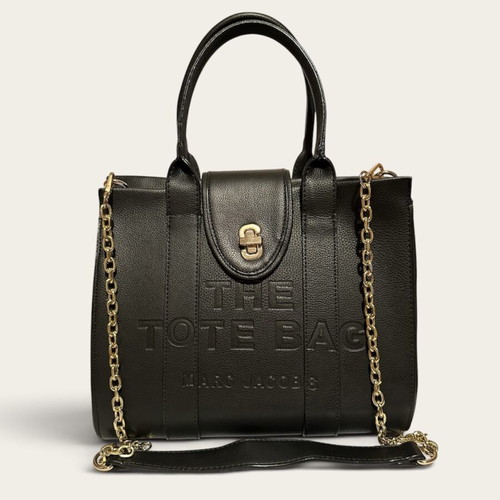Marc Jacobs The Tote Bag leather used, black and gold
