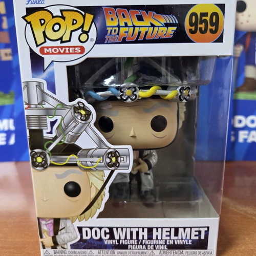 Funko Pop Movies 959 Back to the Future Doc with Helmet new figure