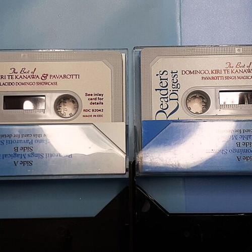 Reader's Digest cassette tapes like new, Luciano Pavarotti & Kiri Te Kanawa