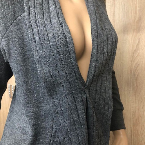 Stradivarius cardigan used, gray, size M/L
