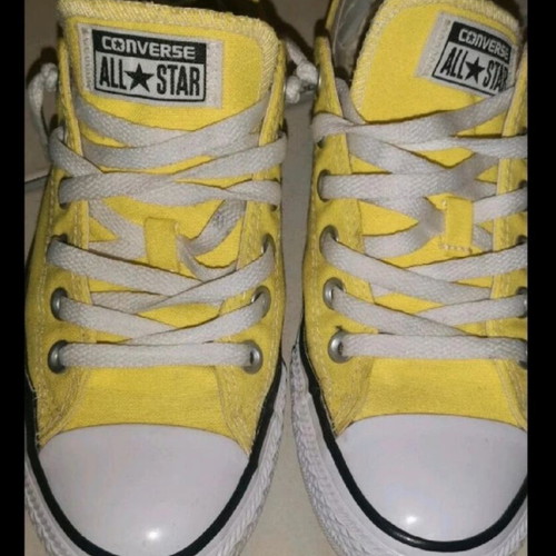 Converse All Star sneakers used, yellow, size 39